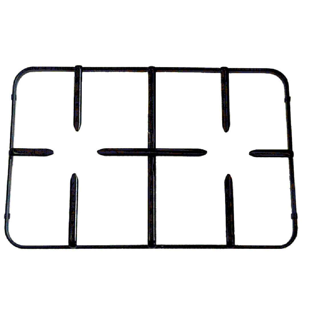 GRIGLIE PIATTINA 2F. 497X276 NERO - RAZZE PIATTE - P5969 - immagine 1